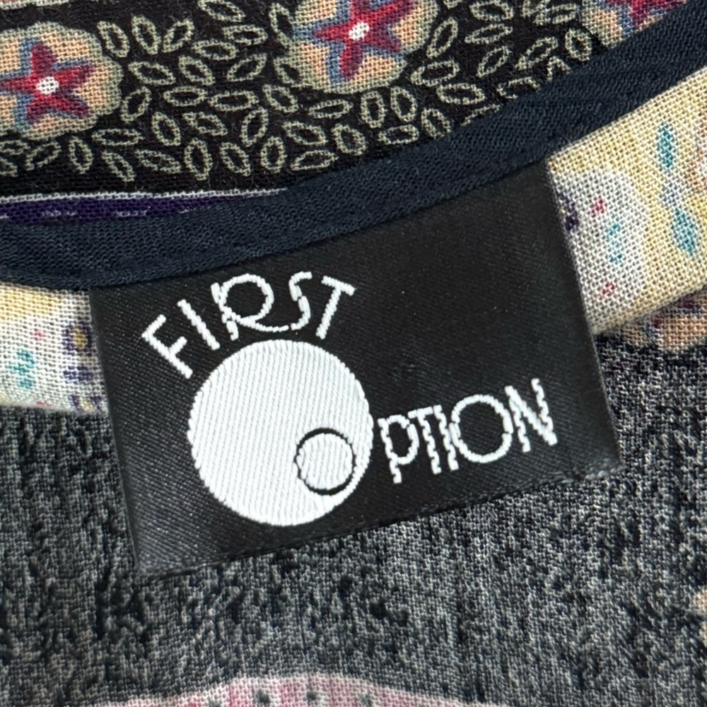 First Option Open Front Boho Lagenlook Country Western Beaded Cardigan - Picture 7 of 7